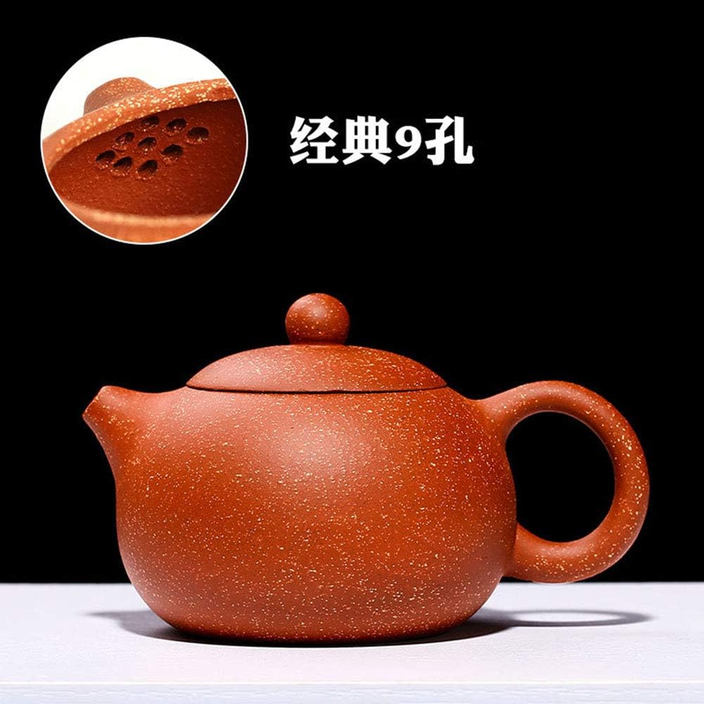 GDLK Yixing Xishi Teapot 200ml Chinese Zisha Clay Tea Pot Dragon Blood Sand Red