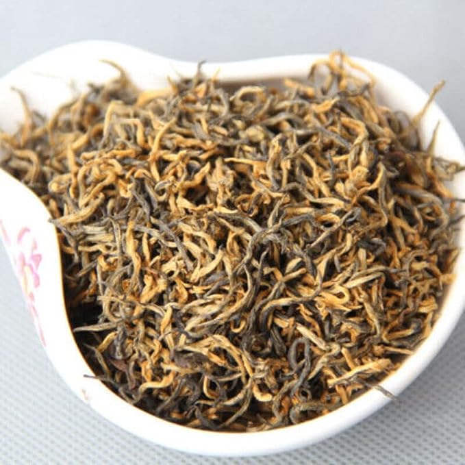 JIN SI Dian Hong Gold Yunnan Black Tea Organic Supreme Dianhong Golden Buds (500g)