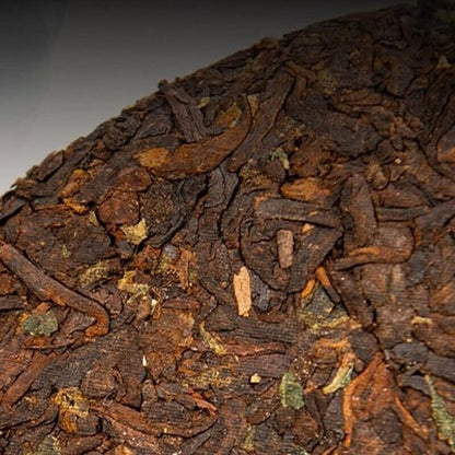 Pu-Erh Tea Cake Aged Yunnan Puer Tea Glutinous Rice Aroma Cooked Pu'er Tea 357g