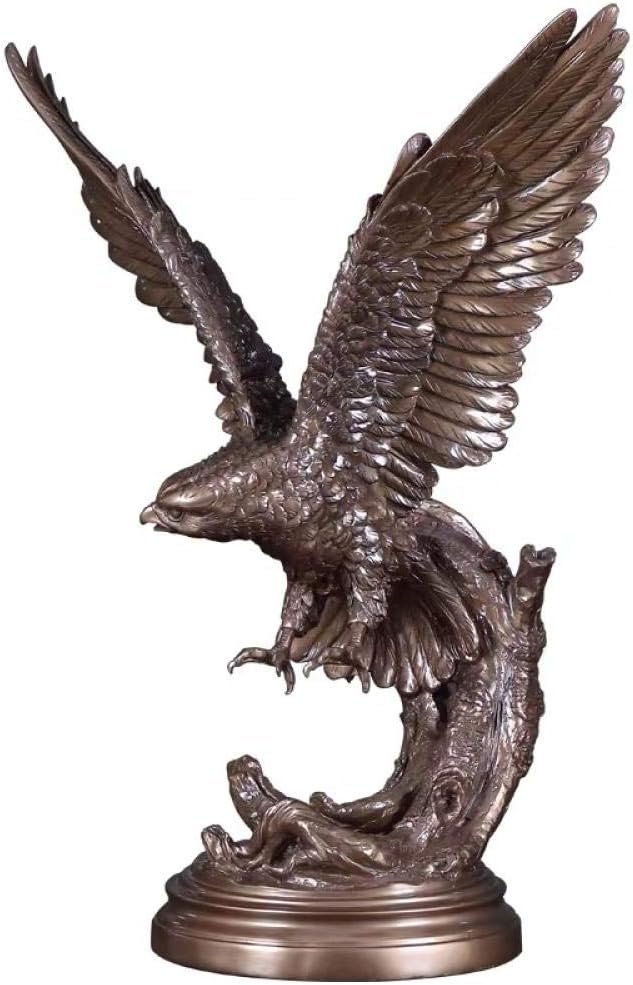 Statues for Home Decor Figurin Retro Eagle Spread Wings Resin Animal Statue Decoration Office Wine Cabinet Porch Home Office Decoration Crafts