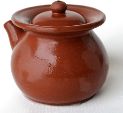 Teapot Chiese Clay Gongfu Tea 8oz/240ml Simple jar Zisha Tea Pots… (purplish red)