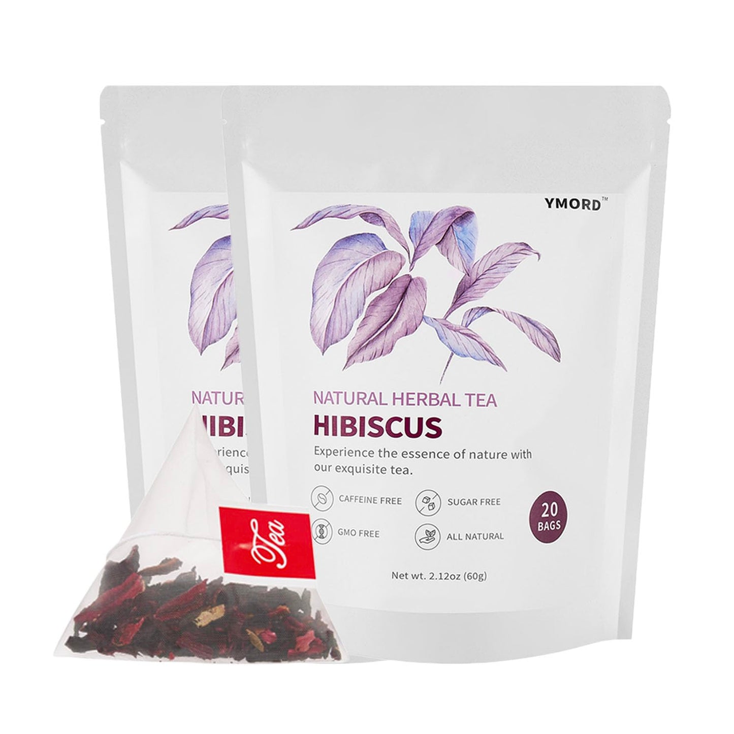 YMORD Chrysanthemum Cassia Seed Tea - Liver Cleanse Detox & Repair Tea with Burdock Root, Osmanthus, Goji Berries - Natural Healthy Herbal Tea Bags - 20 Count - Vegan, Sugar Free & Caffeine Free