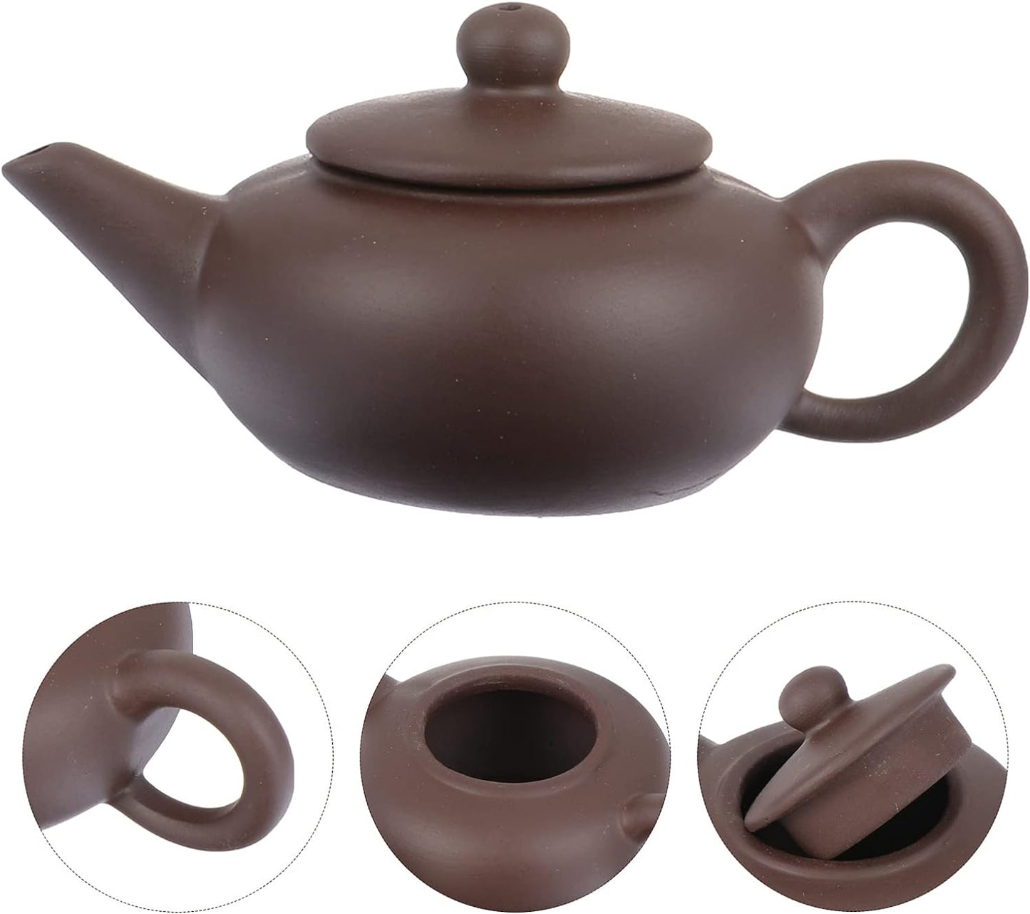 Alipis Zisha Teapot Mini Chinese Clay Tea Pot Ceramic Teapot Infuse Brew Kung Fu Tea Maker Retro Water Jar for Loose Tea