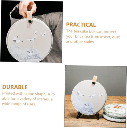 Cabilock Tea Cake Storage Bag Metal Tea Container Dispenser Container Tea Storage Bag Tea Container Bottle Loose Tea Storage Pouch Tea Storage Can Tea Storage Jar Eva Storage Box Household