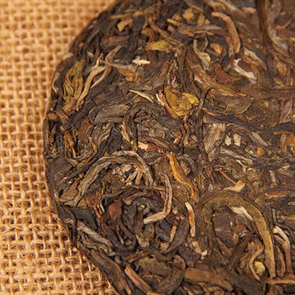 100g Mountain Rhyme Shen Puer Qizi Tea Cake Yunnan China Raw Pu-erh Tea (100g*5 pcs)