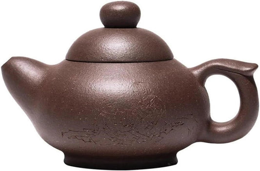 Sweden 130ml Purple Clay Teapots Famous Artists High-end Handmade Tea Pot Beauty Kettle Zisha Tea Set Collection