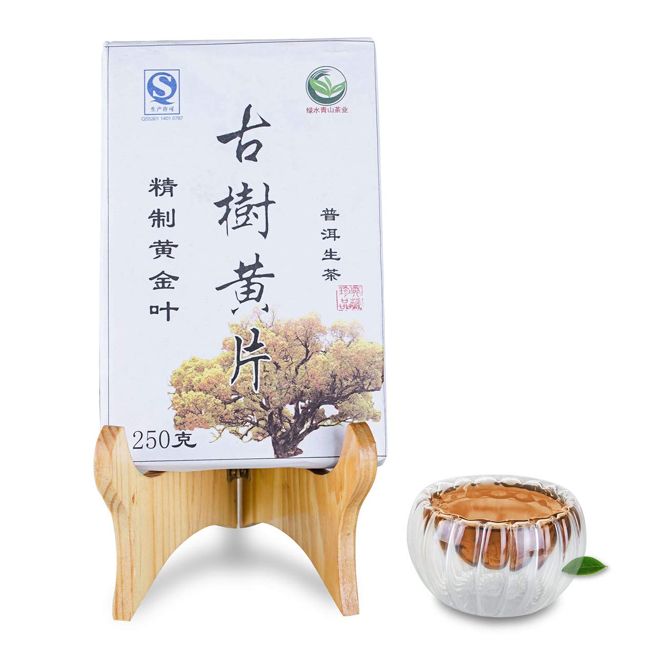 XJhoma Raw Uncooked Puerh Tea Cake Brick China Yunnan Puer Tea Long-term Storage [Cake E, about 357g]