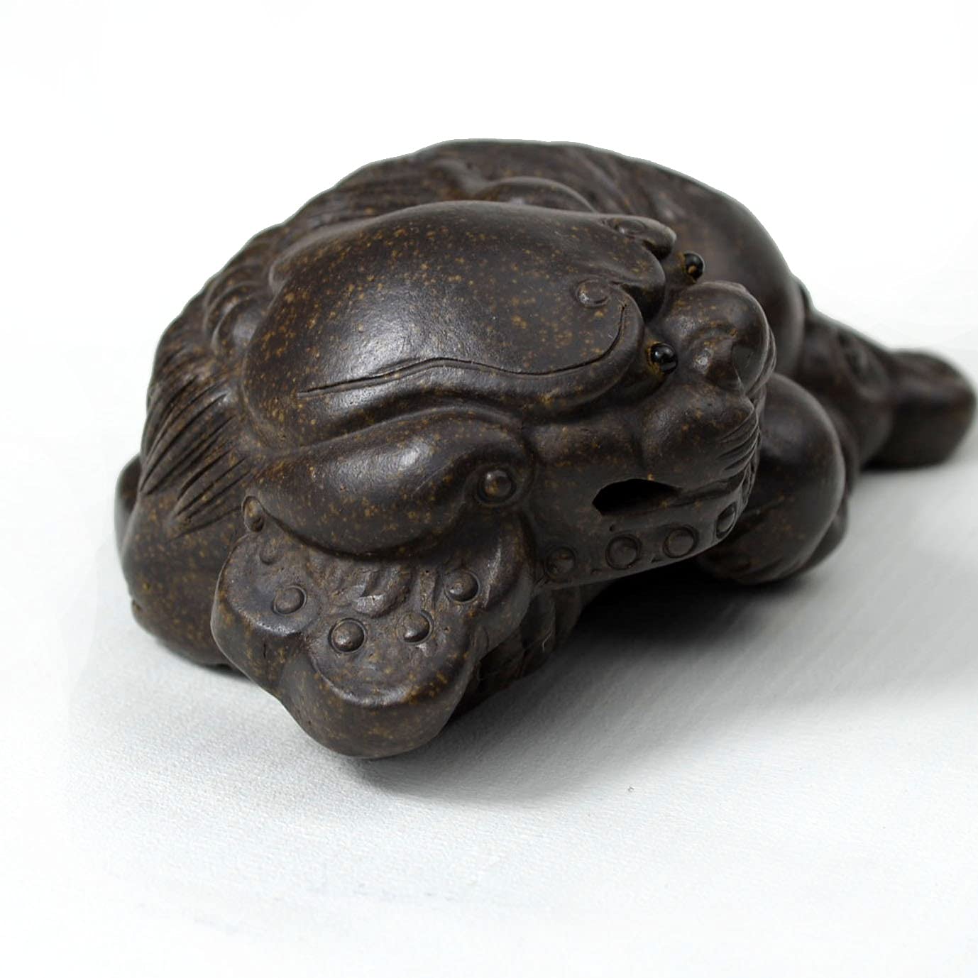 Chinese Dragon Turtle Tea Decoration Zisha Auspiciousness Lucky Well Fengshui Wealth (Pixiu Piyao)