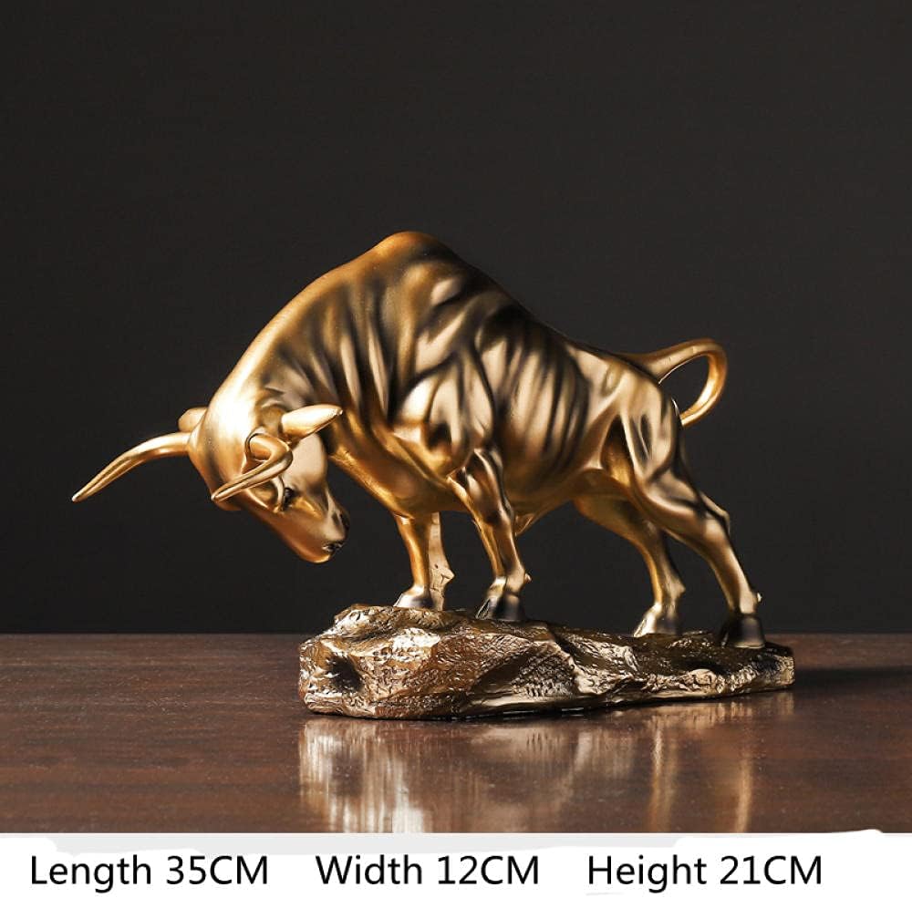 Statues for Home Decor Figurin Modern Resin Statues and Sculptures Cow Ornaments Room Decoration Figurines Accessories for Home