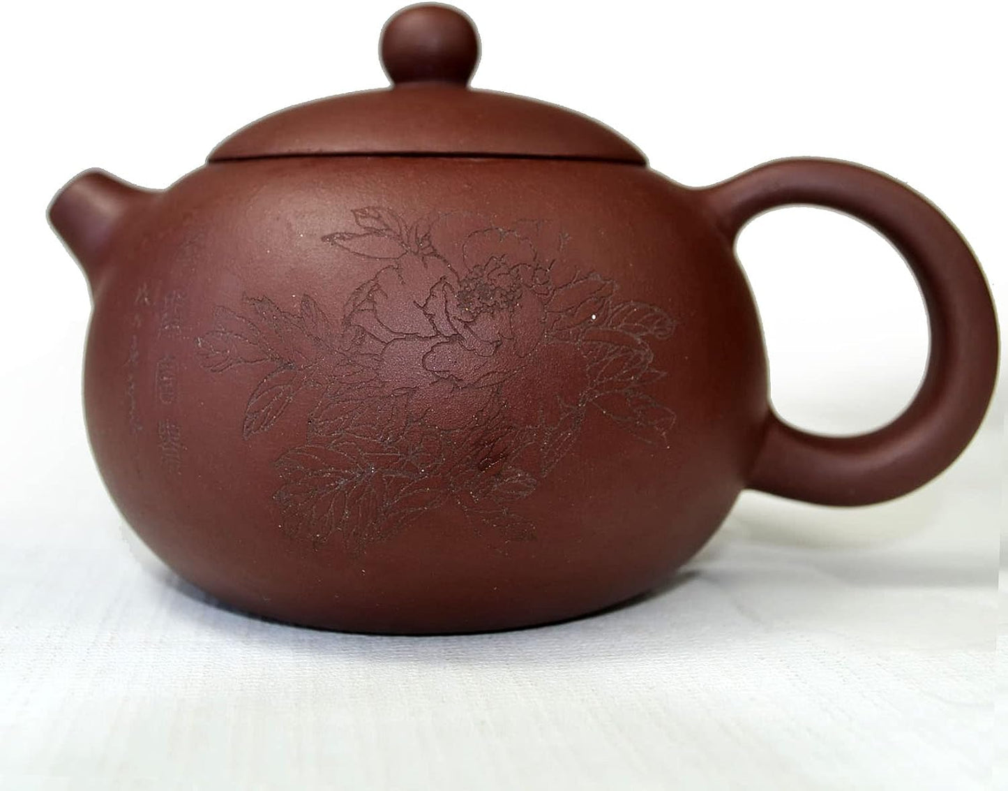 Teapot 270ml Yixing Clay Xishi Pots Infuser for Loose Tea Blooming (Blooming)