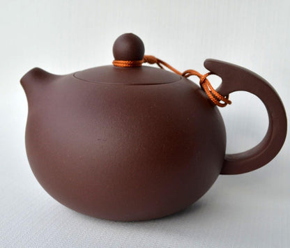 Teapot 8oz Chinese Yixing Xishi Tea Pots Natural Zisha Genuine Clay Classic(zini)