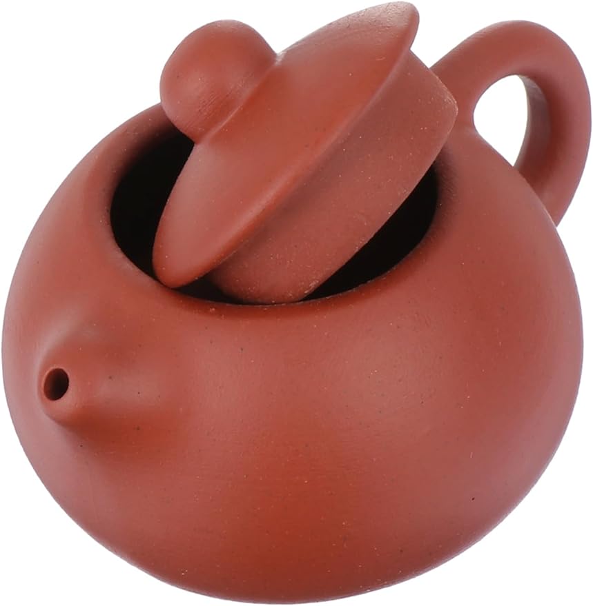 BRIGHTFUFU 1pc Teapot Ceramic Coffee Pot Bedside Water Tea Pitcher Miniature Coffee Pot Porcelain Gongfu Tea Kettle Ceramic Teaware Zisha Clay Pot Beer Ceramics Office Kung Fu Tea Drinks