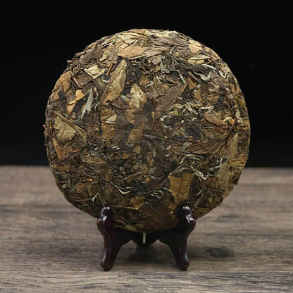 Chinese Old Tree ShouMei White Tea Cake Fuding High Mountain Gong Mei 350g