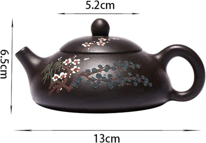 INEOUT Teapot Zisha Teapot Tea Ball Pot Handmade Raw Ore East Tea Set