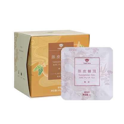 TAETEA Puerh Tea Bags, Pu-erh Assorted Tea Sachets Pack with Aged Fermented Puerh Tea Loose Leaf 12 Bags (Rose)
