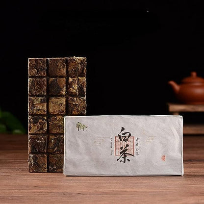 White Tea Brick Healthy Drink Chinese White Tea High Mountain Old Tree 100g