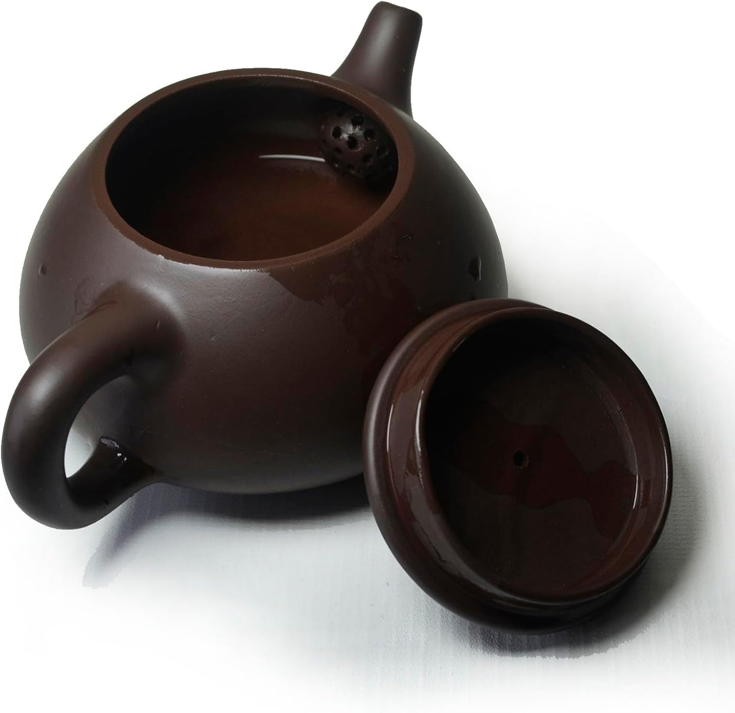 Teapot 12oz Chinese Gongfu ShiPiao Stone Style Zisha Clay Zini Pots for Loose Tea