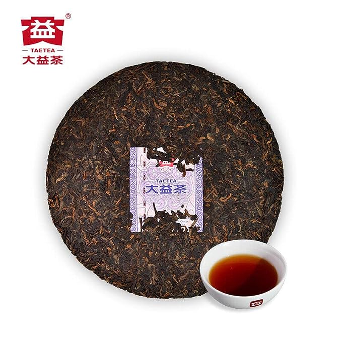 Dayi Pu'er Tea Cake TAETEA Ancient Tree Ripe Puer YU HUA NONG Menghai Tea 357g