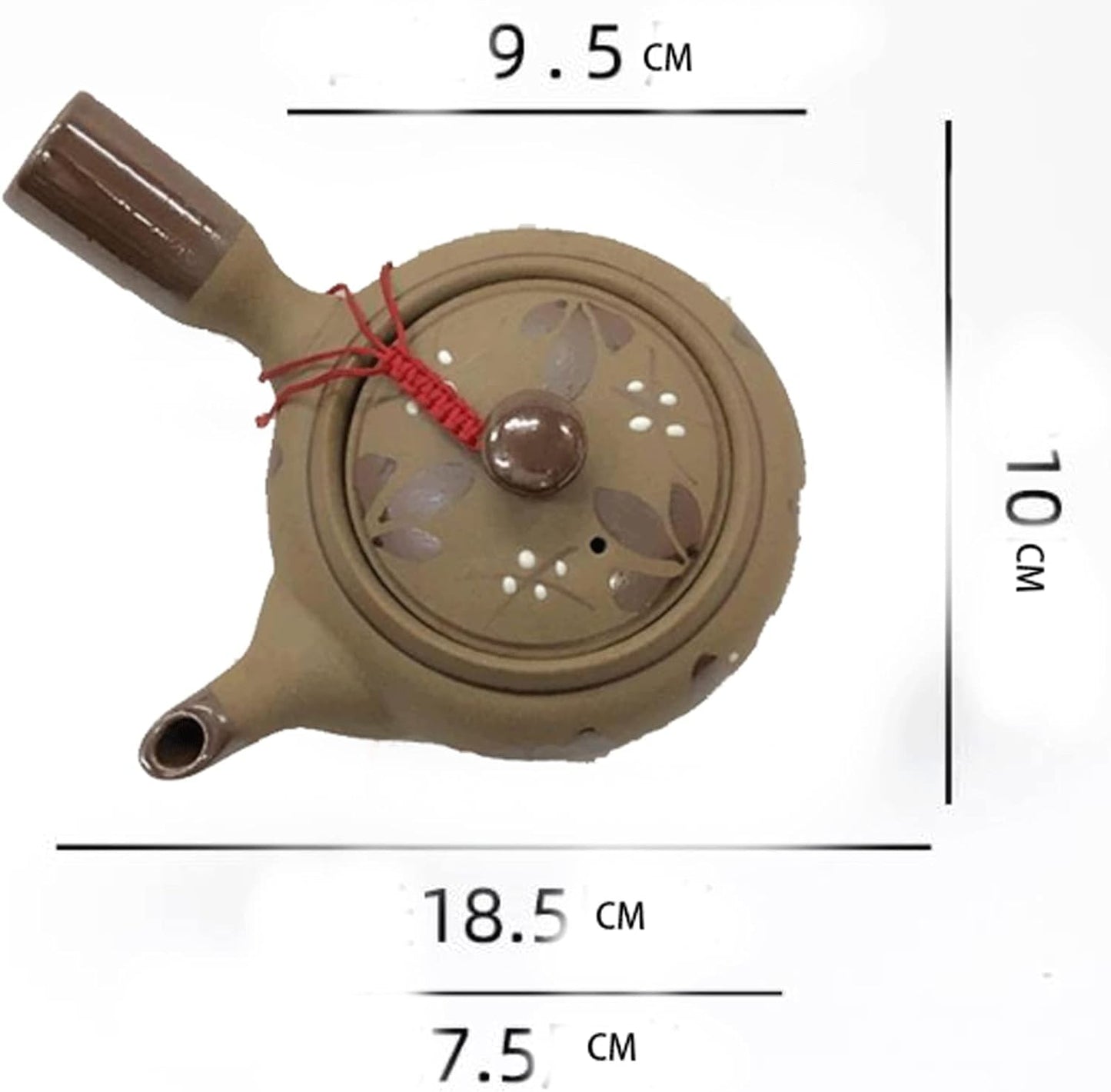 MIKMAX Teapot Zisha Teapot Kung Fu Tea Set Teapot Single Pot Ceramic Pottery Handmade Pot Single Pot