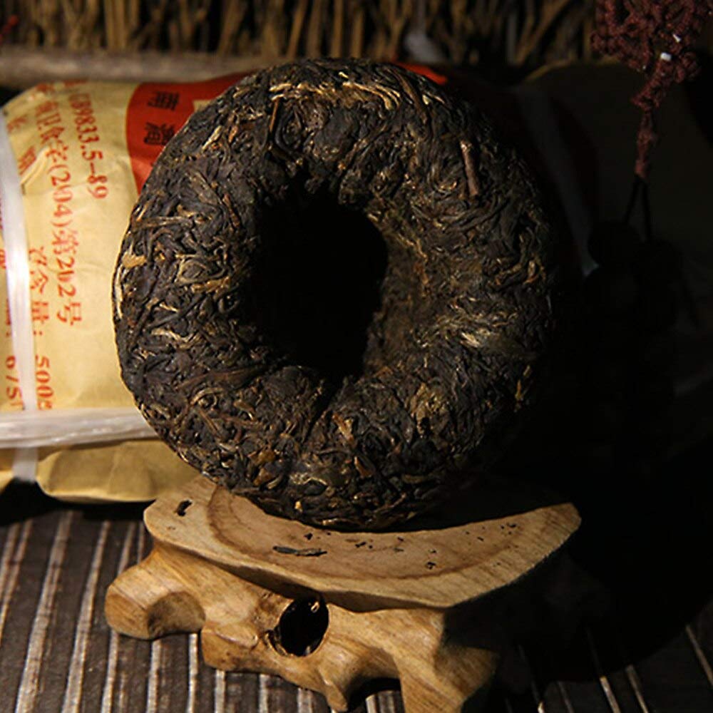 FullChea - 2005 Tulin Raw Pu-erh - Pu Erh Tea Loose Leaf - Sheng Puerh Tuocha From Yunnan - Increases Energy (17.6oz/ 500g)