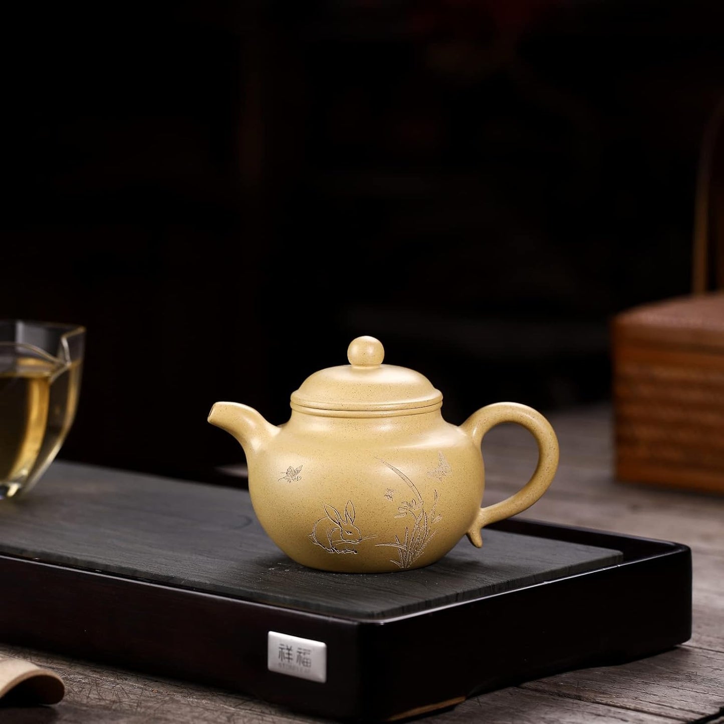 SILINE Zisha Teapot Set,Chinese Genuine Yixing Clay Teapot 8.9 Oz with 2 Cups,Infuse Brew Kung Fu Loose Leaf Tea Maker