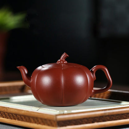EEYZD Fine Handmade Zisha Teapot,Hand Painted White Plum Blossom Xishi Pot,Chinese Yixing Kungfu Ceramic Mini Teapot,7 teapot