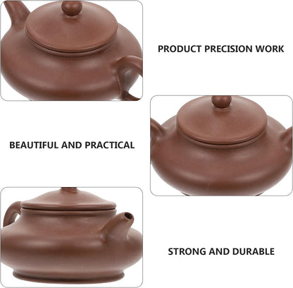 Hemoton 1pc Teapot Tea Pouring Pot Filter Loose Tea Pot Loose Leaf Tea Maker Clay Ceramics Pot Multipurpose Kettle Hot Water Kettle Zisha Tea Pot Make Tea Fine Stone Tools Purple Clay