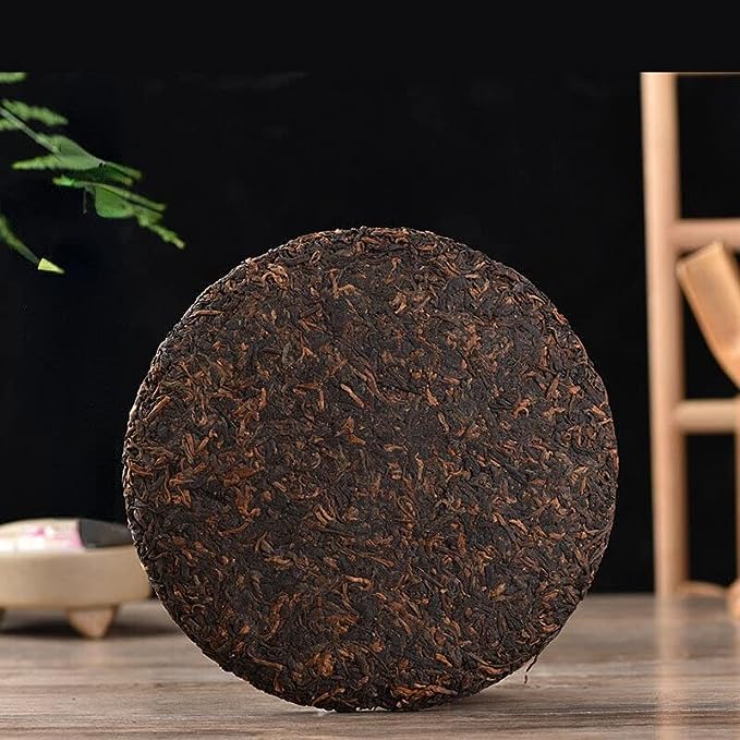 Chinese Puerh Black Tea Health Care Organic Big Tree Pu-Erh Ripe Tea Cake 357g