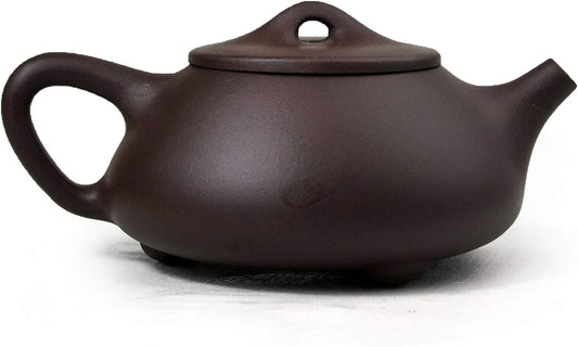 Yxhupot Teapot Chinese Yixing Zisha Genuine Black Zini Dragon Clay Shipiao Infusers Loose Tea (Pot zini)