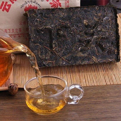 Xia Guan Flame Tibetan Tea Puer Tea Brick Raw Baoyan Pu-Erh 250g (250g)