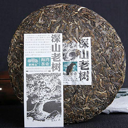 Pu Er Haiwan Shen Shan Lao Shu Premium Raw Pu-erh Tea Cake 500g 2018 Batch 181 Comrade Puer