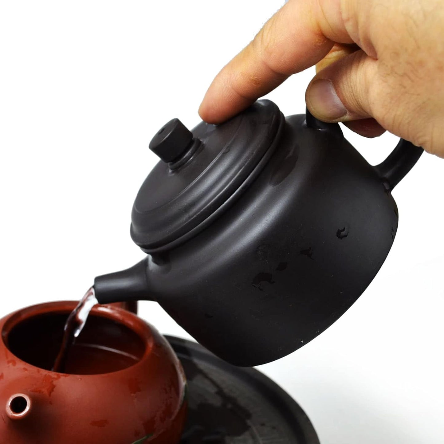 Teapot 200ml Chinese Clay Zisha Genuine Black Pot Infusers Loose Gongfu Tea