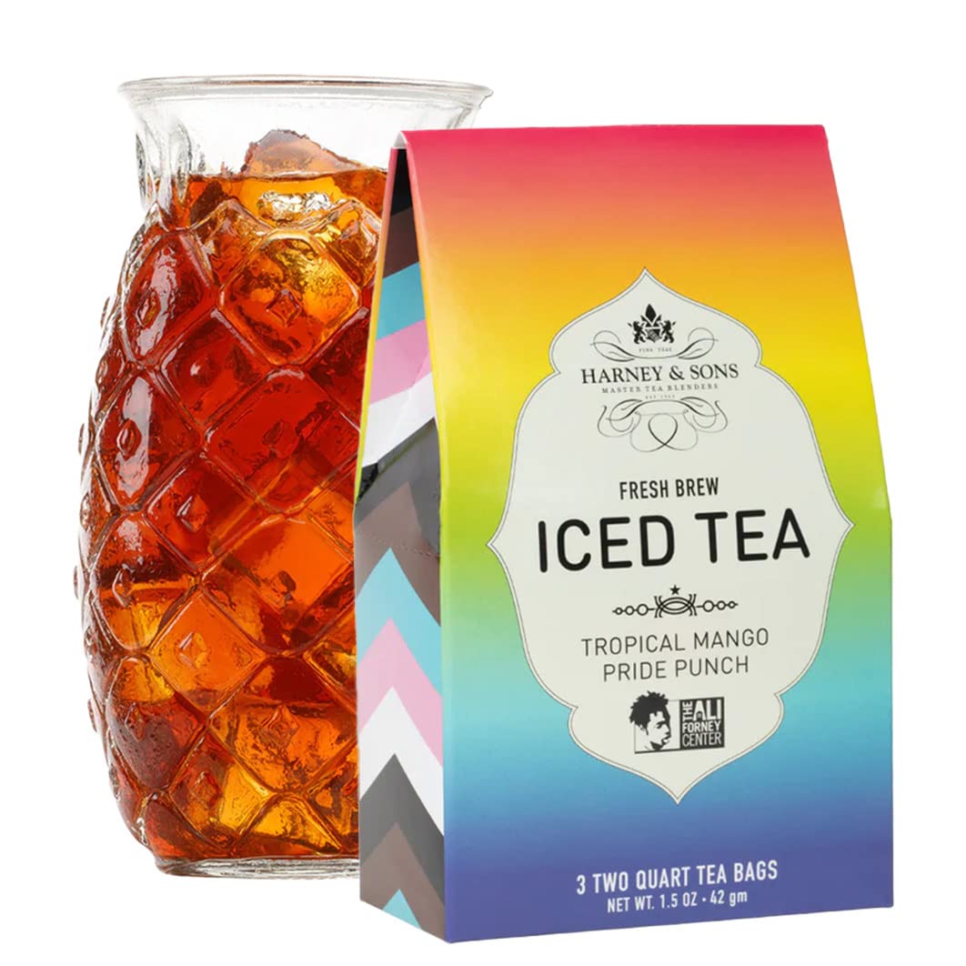Harney & Sons Pride Punch Tropical Mango, 3ct box, makes 6 quarts Fresh-Brew Iced Tea