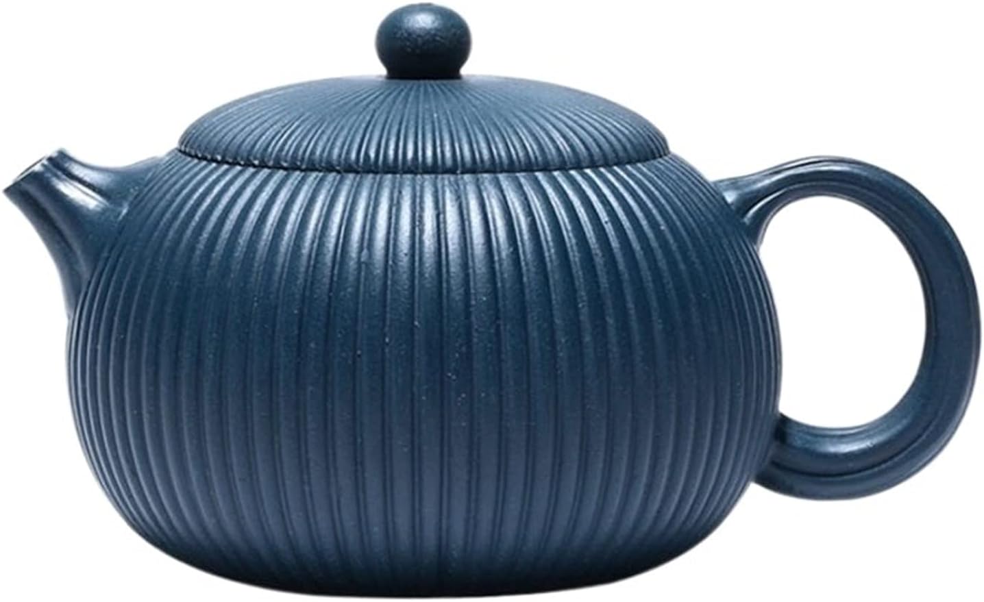Teapot 250ML Small Zisha Teapot Handmade Striped Xishi Teapot with Filter Loose Leaf Teapot Gift Tea Set Tea Kettle