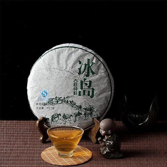 357g China Yunnan Raw Puer Tea Cake Sheng Pu erh Tea BingDao Old Tree Green Food