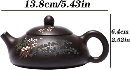 Teapot Yixing Purple Clay Teapot Famous Handmade Ball Hole Filtration Tea Pot Chinese Authentic Zisha Tea Set Kettle Tea Ceremony Tea Kettle