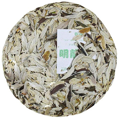 200g/7.1oz Bud/Ya Bao Cake-Bud Wild White Gemmae Puerh Tea Cake-Yunnan Silver Needle Cake