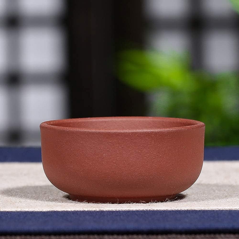 SILINE 3 Colors Zisha Gongfu Teacup,1.5 Oz Chinese Yixing Clay Kung Fu Tea Cup, Used with the Teapot