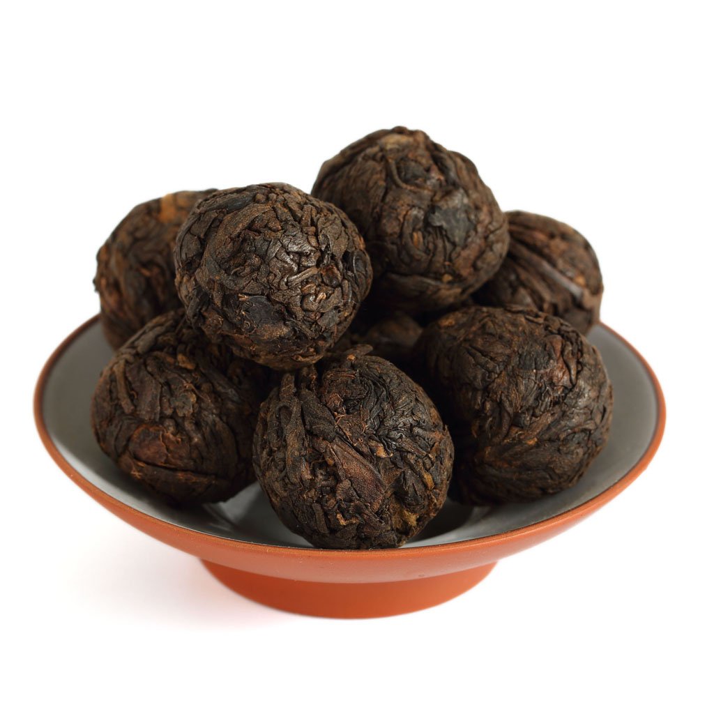 Puerh Tea Cake 100g / 3.5oz 2010 Year Ripe Shu Supreme Yunnan Handmade Puerh Tea - Yunnan Pu-erh Pu erh Puer Pu'er Chinese Tea - Tuocha