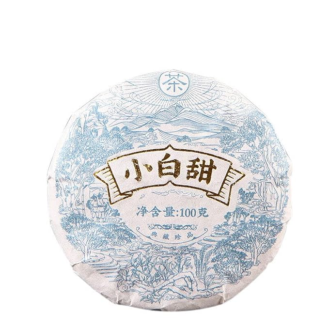 High Mountain Tea Chinese White Tea Cake Natural Ancient Tree Xiao Bai Tian 100g