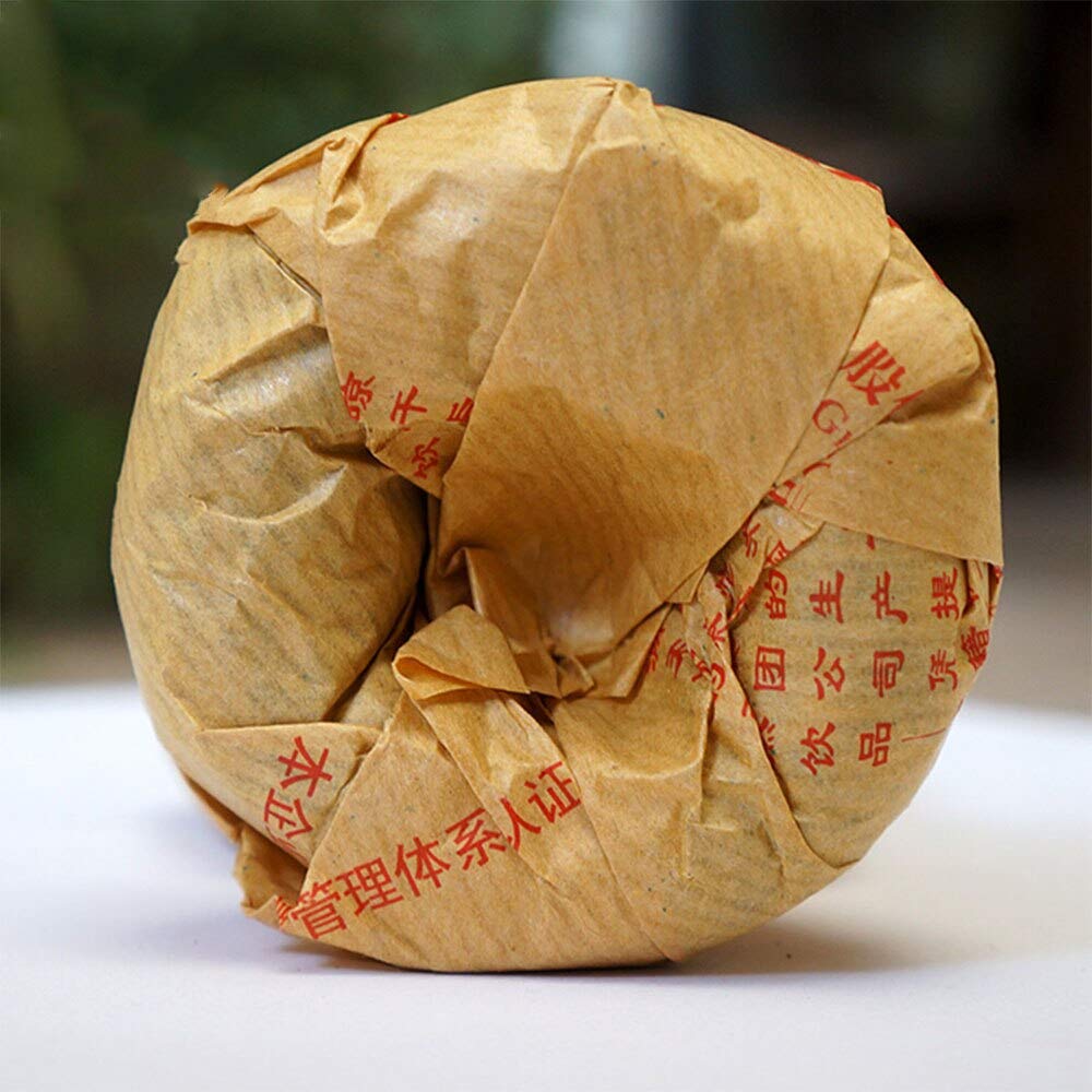 FullChea - 2017 Xiaguan Raw Pu-erh Tuocha - Pu Erh Tea Loose Leaf - Yunnan Sheng Puerh Box Tea - Helps Digestion (3.52oz/ 100g)