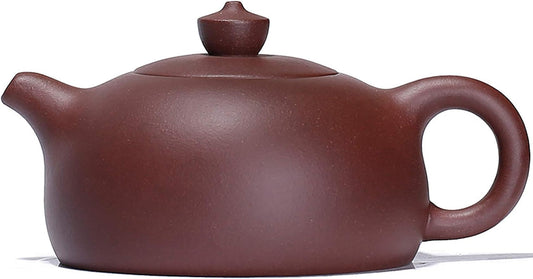 Chinese Yixing Purple Clay Handmade Half Moon Tea Pot Zisha Zi Ni Teapot 200cc