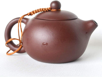 Teapot 9.2oz /270ml Chinese Yixing Xishi Zisha Clay Pots Infuser for Loose Tea Hand-carved Great (Word)