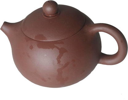 Xishi Teapot Chinese Yixing Zisha Clay Pot Ceramics Purple Sand Mud Kungfu Kettle Filter Loose Tea (10oz)