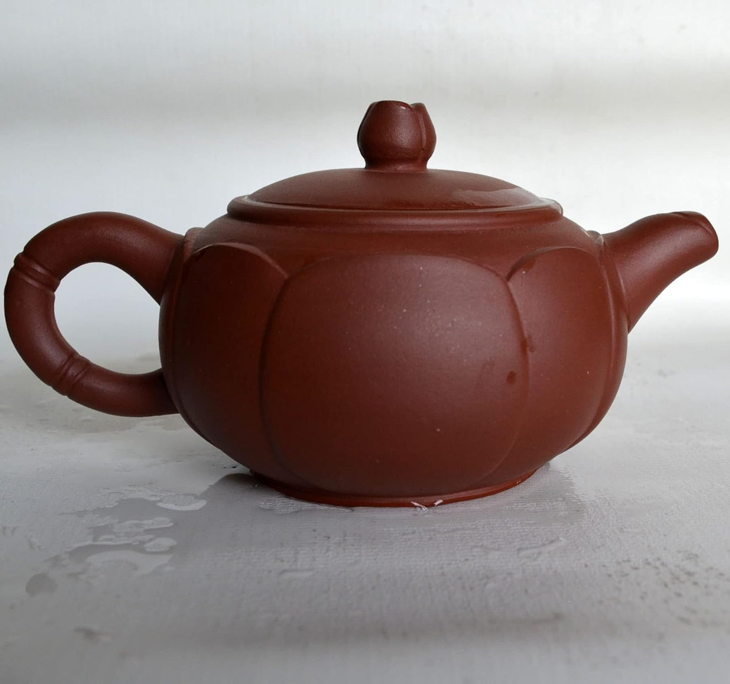 Lotus Teapot 7oz Chinese Yixing Zisha Clay Purple Sand Pot Chinese Kungfu Tea Set Brewing Kettle