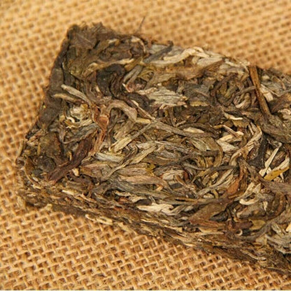 Brick Shen Puer Tea 55g Yunnan Raw Pu-erh Tea Silver BrickMini Tea (55g*3 pcs)