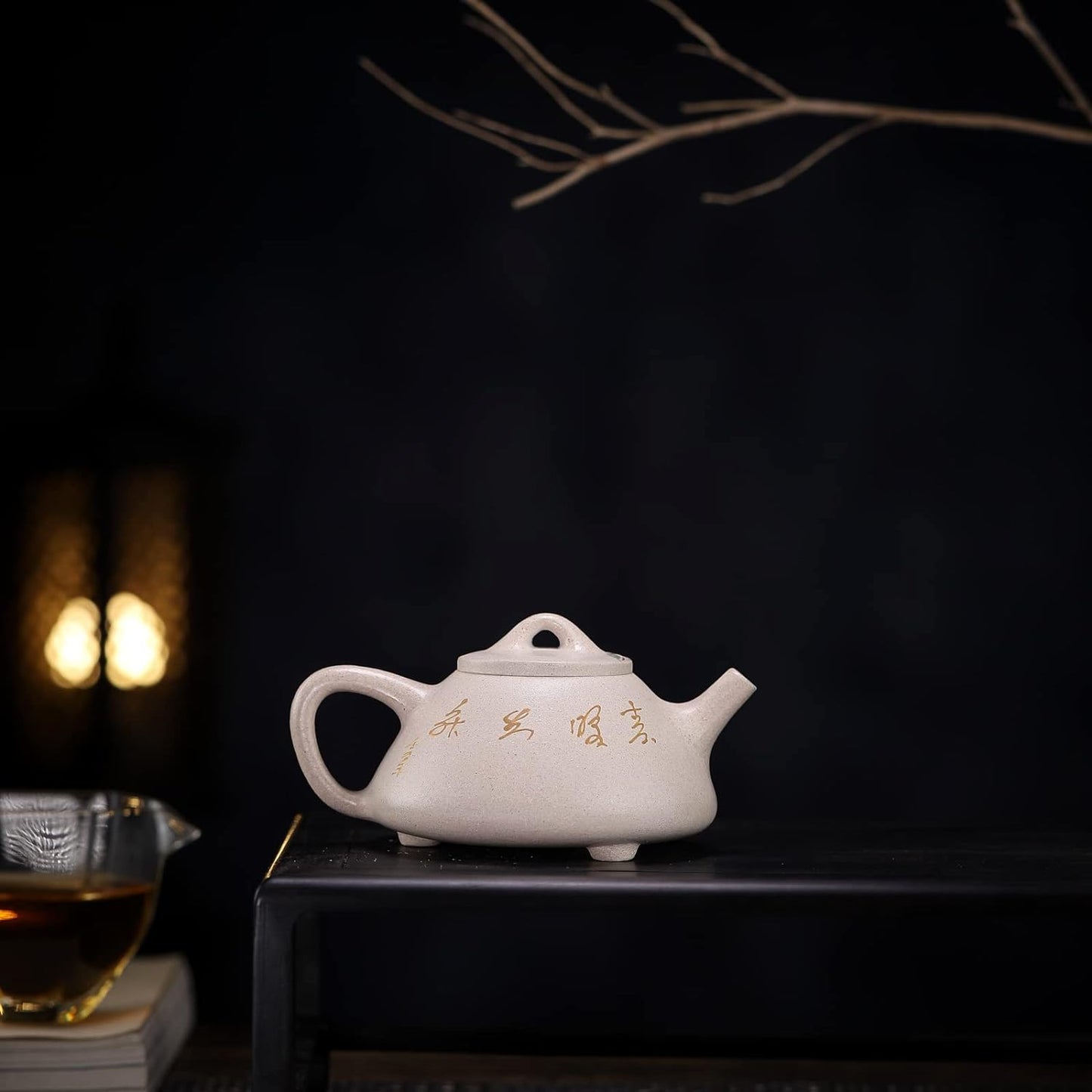 SILINE Zisha Teapot, Chinese Yixing Clay Handmade Teapot 8.4 Oz, Infuse Brew Kung Fu Loose Leaf Tea Maker