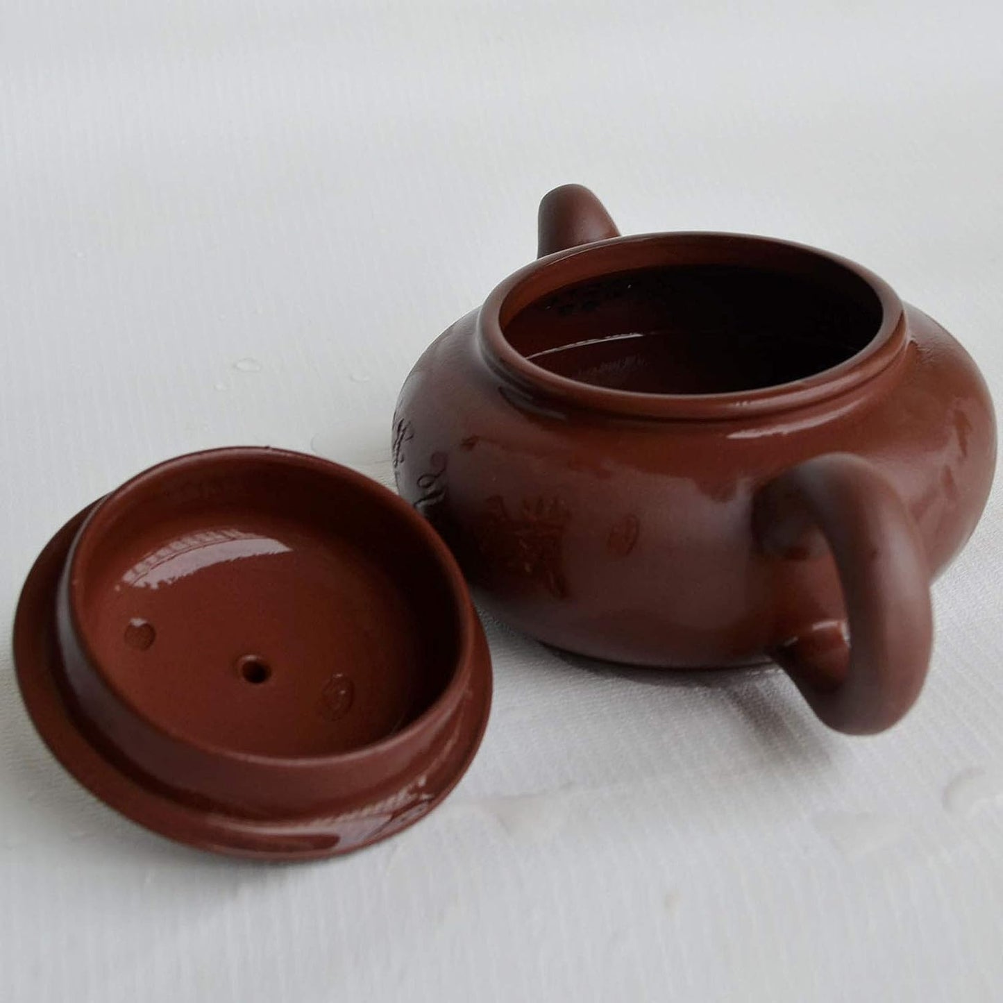 Yxhupot Teapot 7oz Chinese Yixing Genuine Tea Pots Archaize Fanggu