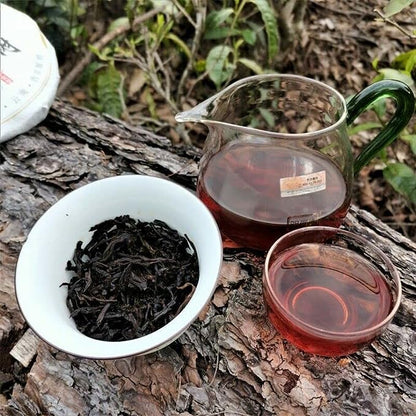 Premium Bulandashu Ripe Tea Zhonghong Yin Brown Mountain Big Tree Ripe Tea 357g