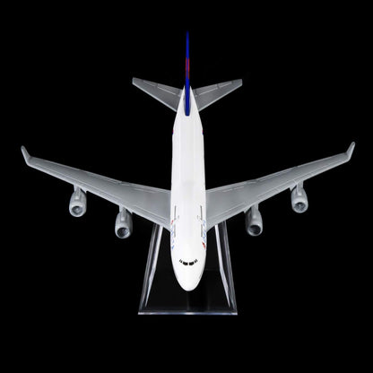 24-Hours Delta Boeing 747 Plane Model Alloy Metal Airplane Models Die-cast 1:400